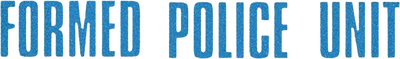 Formed Police Unit